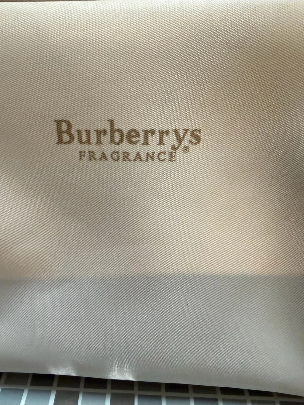 Burberrys Beige & Nova Check Cosmetic Pouch